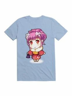 Buy ✨ Kawaii Pink Haired Girl In Kimono T-Shirt ⌛ -HT Style Outlet Store 19597365 hi