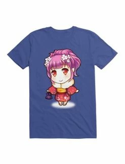Buy ✨ Kawaii Pink Haired Girl In Kimono T-Shirt ⌛ -HT Style Outlet Store 19597383 hi