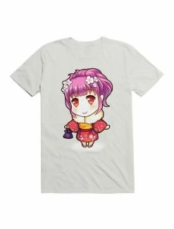 Buy ✨ Kawaii Pink Haired Girl In Kimono T-Shirt ⌛ -HT Style Outlet Store 19597392 hi