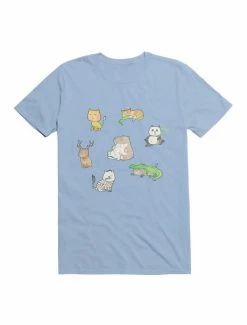Budget 👏 Kawaii An All-Cat Zoo T-Shirt 🎁 -HT Style Outlet Store 19597806 hi