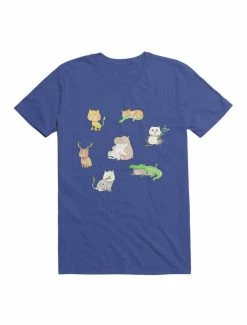 Budget 👏 Kawaii An All-Cat Zoo T-Shirt 🎁 -HT Style Outlet Store 19597824 hi
