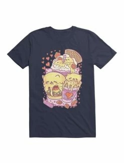Best Sale ⭐ Kawaii Custard Cat: A Family Meal Set T-Shirt ❤️ -HT Style Outlet Store 19597887 hi 1