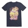 Best Sale ⭐ Kawaii Custard Cat: A Family Meal Set T-Shirt ❤️ -HT Style Outlet Store 19597887 hi