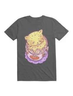 Top 10 ✔️ Kawaii Custard Cat On Top Of Strawberry Milk T-Shirt 😉 -HT Style Outlet Store 19597923 hi