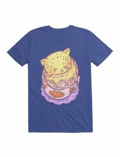 Top 10 ✔️ Kawaii Custard Cat On Top Of Strawberry Milk T-Shirt 😉 -HT Style Outlet Store 19597968 hi
