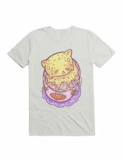 Top 10 ✔️ Kawaii Custard Cat On Top Of Strawberry Milk T-Shirt 😉 -HT Style Outlet Store 19597977 hi