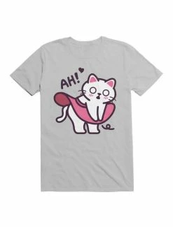 Best reviews of 🤩 Kawaii Ah! Cat 👗 Skirt Blows Up T-Shirt ❤️