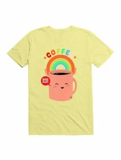 Best reviews of 🎁 Kawaii Coffee Make My Life Bright T-Shirt 🔥