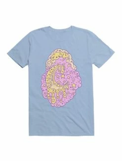 Best Sale 👏 Kawaii Custard Cat Melting On A Cloud T-Shirt ❤️