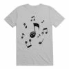 Deals 😉 Kawaii Music Notes With Faces T-Shirt ✔️ -HT Style Outlet Store 19598508 hi