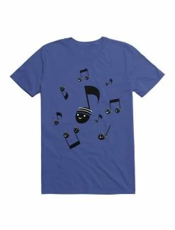 Best deal 🎉 Kawaii Music Notes With Faces T-Shirt 🥰