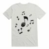 Deals ⌛ Kawaii Music Notes With Faces T-Shirt ❤️ -HT Style Outlet Store 19598544 hi