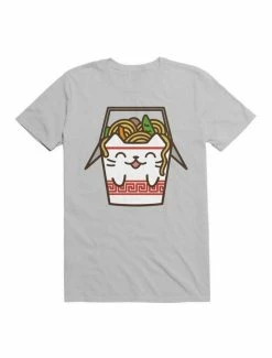 Hot Sale 🤩 Kawaii Lo Mein Cat T-Shirt 😍 -HT Style Outlet Store 19605270 hi