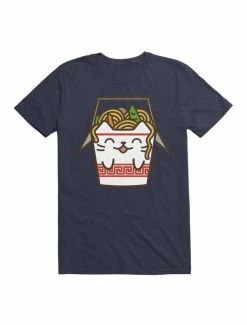 Hot Sale 🤩 Kawaii Lo Mein Cat T-Shirt 😍 -HT Style Outlet Store 19605288 hi