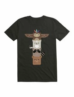 Best Sale 🎉 Kawaii Baby Animals Totem Pole T-Shirt 💯 -HT Style Outlet Store 19605974 hi 1