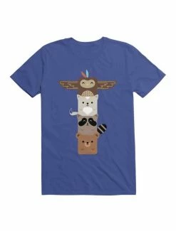 Best Sale 🎉 Kawaii Baby Animals Totem Pole T-Shirt 💯 -HT Style Outlet Store 19606519 hi