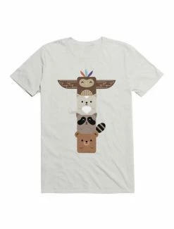 Best Sale 🎉 Kawaii Baby Animals Totem Pole T-Shirt 💯 -HT Style Outlet Store 19606528 hi