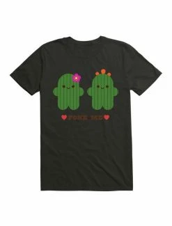Top 10 😀 Kawaii Cactus Love T-Shirt 🔔 -HT Style Outlet Store 19606564 hi