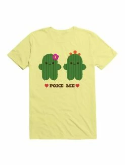 Top 10 😀 Kawaii Cactus Love T-Shirt 🔔 -HT Style Outlet Store 19606582 hi