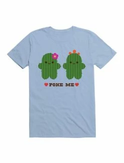 Top 10 😀 Kawaii Cactus Love T-Shirt 🔔 -HT Style Outlet Store 19606600 hi
