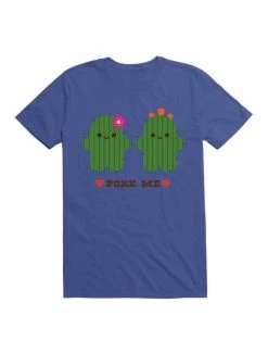 Top 10 😀 Kawaii Cactus Love T-Shirt 🔔 -HT Style Outlet Store 19606618 hi