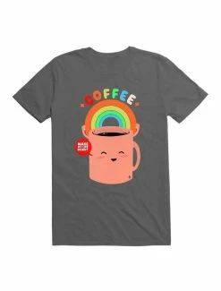 Flash Sale 💯 Kawaii Coffee Make My Life Bright T-Shirt 🔥 -HT Style Outlet Store 19606645 hi