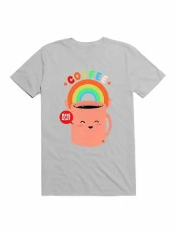 Flash Sale 💯 Kawaii Coffee Make My Life Bright T-Shirt 🔥 -HT Style Outlet Store 19606654 hi