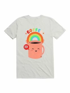 Flash Sale 💯 Kawaii Coffee Make My Life Bright T-Shirt 🔥 -HT Style Outlet Store 19606690 hi