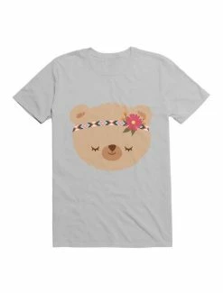 Cheapest 👏 Kawaii Girly Hippie Bear T-Shirt ⭐