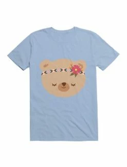 New 🧨 Kawaii Girly Hippie Bear T-Shirt 😀