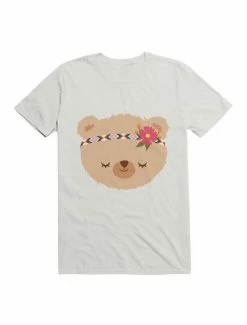 Cheap ❤️ Kawaii Girly Hippie Bear T-Shirt 😀