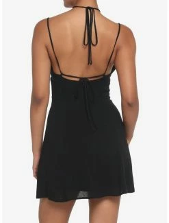 Budget 😀 Black Keyhole Mini 👗 Dress 🎉 -HT Style Outlet Store 19622300 av2