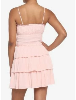 Deals 👏 Blush Smocked Tiered 👗 Dress 🎉 -HT Style Outlet Store 19622304 av2