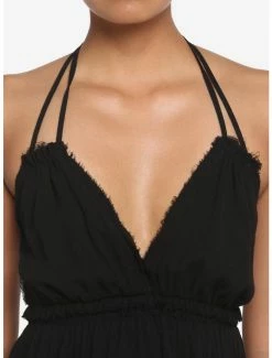 Top 10 👍 Black Tiered Halter 👗 Dress 🥰 -HT Style Outlet Store 19622308 av3