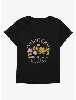 Promo ⭐ Cottagecore Outdoorsy Club 👧 Girls T-Shirt Plus Size 👏