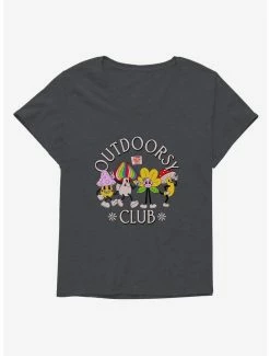 Promo ⭐ Cottagecore Outdoorsy Club 👧 Girls T-Shirt Plus Size 👏 -HT Style Outlet Store 19643107 hi