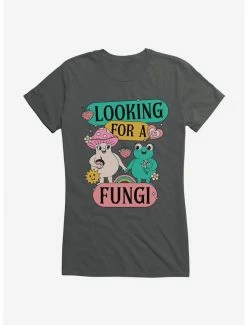 Best deal 🔔 Cottagecore Looking For A Fungi 👧 Girls T-Shirt ✨ -HT Style Outlet Store 19646538 hi