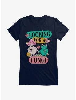 Best deal 🔔 Cottagecore Looking For A Fungi 👧 Girls T-Shirt ✨ -HT Style Outlet Store 19646559 hi