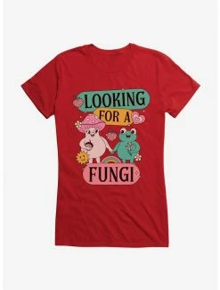 Best deal 🔔 Cottagecore Looking For A Fungi 👧 Girls T-Shirt ✨ -HT Style Outlet Store 19646566 hi