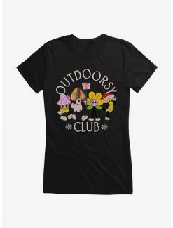 Discount 💯 Cottagecore Outdoorsy Club 👧 Girls T-Shirt 😉 -HT Style Outlet Store 19646587 hi