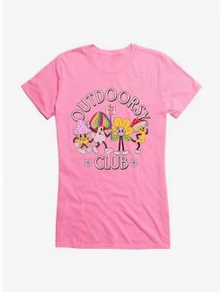 Discount 💯 Cottagecore Outdoorsy Club 👧 Girls T-Shirt 😉 -HT Style Outlet Store 19646601 hi