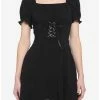 Buy 🤩 Black Puff Sleeve Corset 👗 Dress ⭐ -HT Style Outlet Store 19688648 hi