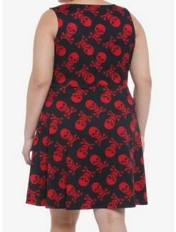 Buy 👍 Skulls With Heart Eyes Tank 👗 Dress Plus Size ✔️ -HT Style Outlet Store 19714163 av2