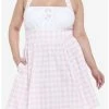 Cheapest 🔥 Pink Gingham Halter Mini 👗 Dress Plus Size 🔥 1 Cheapest 🔥 Pink Gingham Halter Mini 👗 Dress Plus Size 🔥 -HT Style Outlet Store 19714178 hi