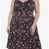 Best deal 🤩 Dark Roses Retro 👗 Dress Plus Size 🌟 -HT Style Outlet Store 19715929 hi