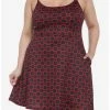 Top 10 🔥 Hearts Checkered Strappy Mini 👗 Dress Plus Size ⌛ -HT Style Outlet Store 19720615 hi