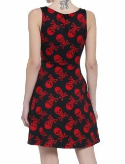 Best Pirce 🥰 Skulls With Heart Eyes Tank 👗 Dress 🧨 -HT Style Outlet Store 19720637 av2
