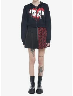 Cheap 🎁 Skulls In Love 👧 Girls Crop Hoodie ⭐ 6 Cheap 🎁 Skulls In Love 👧 Girls Crop Hoodie ⭐ -HT Style Outlet Store 19755197 av1