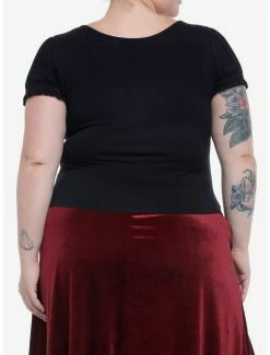 Budget ✔️ Black Lace Bust Corset 👧 Girls Crop Top Plus Size 👍 -HT Style Outlet Store 19756277 av2