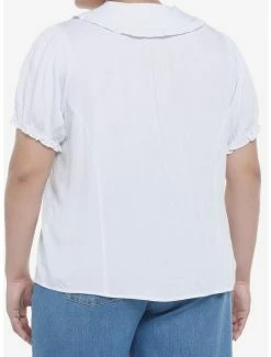 Buy 🤩 Strawberries & Hearts Ruffled 👧 Girls Woven Button-Up Plus Size ⭐ -HT Style Outlet Store 19789035 av2